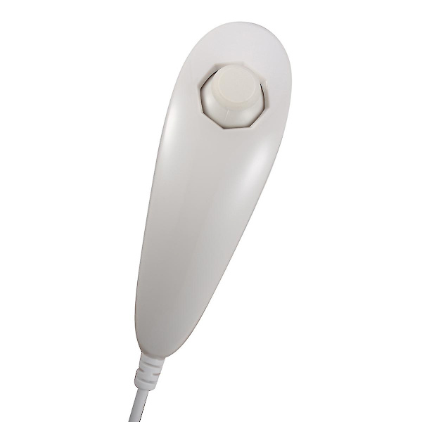 Wii Nunchuck Controller, Nunchuck Controllere Til Nintendo Wii Videospil White