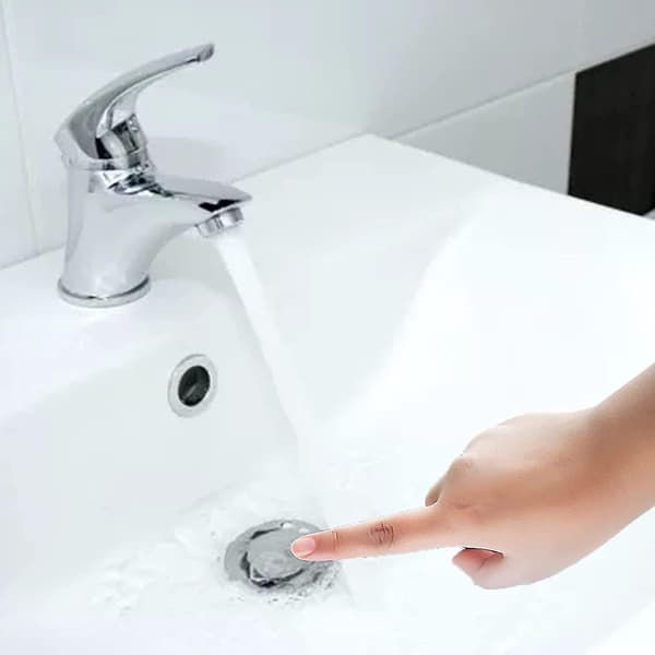 [LCS] Universal Pop Up Diskpropp 38mm, Krom Pop Up Click Clack Avloppspropp För Kök Badrum