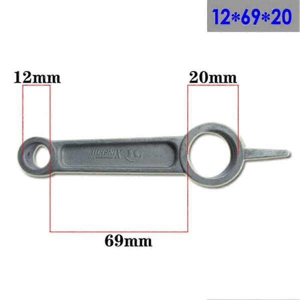 [LCS]1 st luftkompressor vevstake silverton aluminiumlegering för luftkompressorpump silver 14×86×30mm