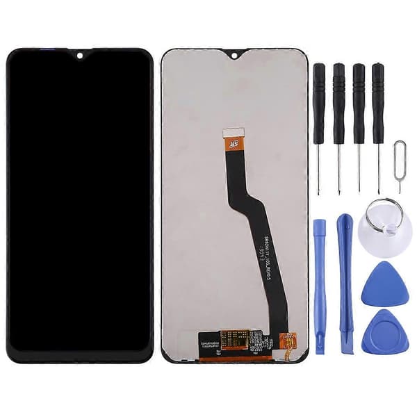 LCD-skærm til Galaxy M10 med Digitizer Fuld Samling (Sort) Black