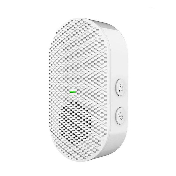 Trådlös dörrklocka ringsignal hemsäkerhet intercom dörrklocka sändare (vit)