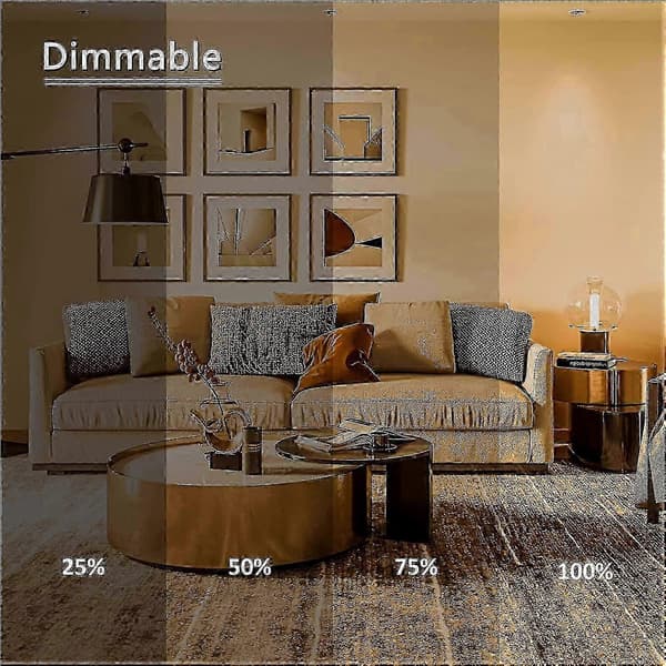 8st Gu10 35w Halogen Reflektorlampor, Dimbar Spotlight, Varmvit 2700kT