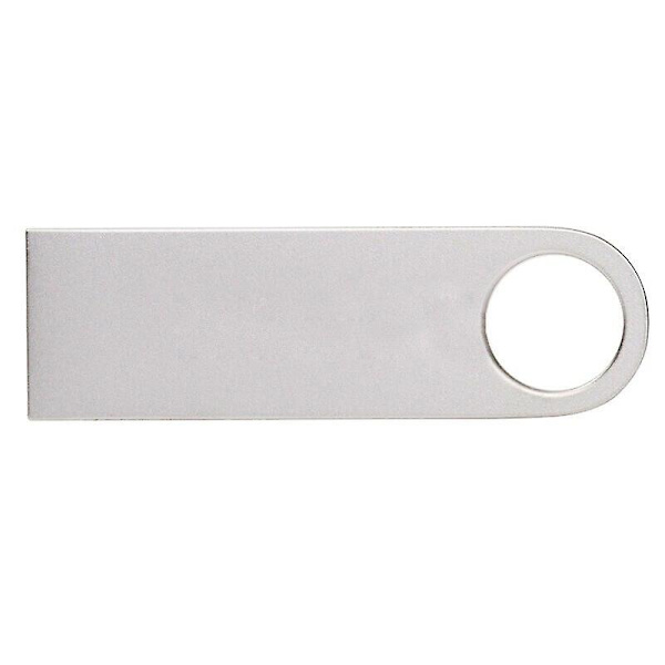 USB-muistitikku 32 Gb metallinen pieni Se9 neutraali USB-muistitikku hopeanvärinen uutuuslahjaidea 16G