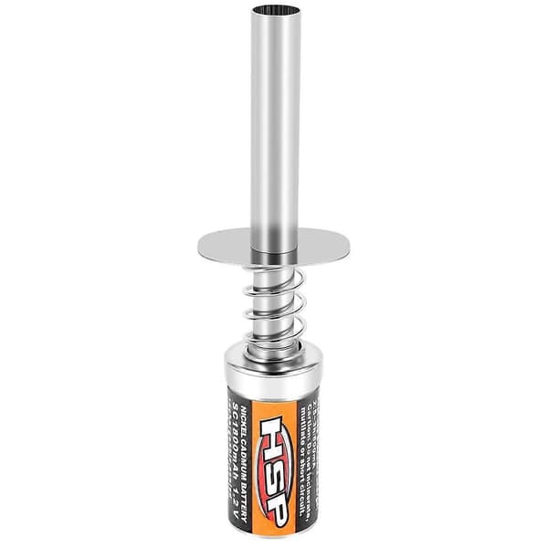 Til HSP 80101 1800MAh 1.2V Gløderørsstarter til RC Bil 1/8 1/10 HSP 80101 Genopladelig Gløderørsstarter - Ikke Oplader Silver