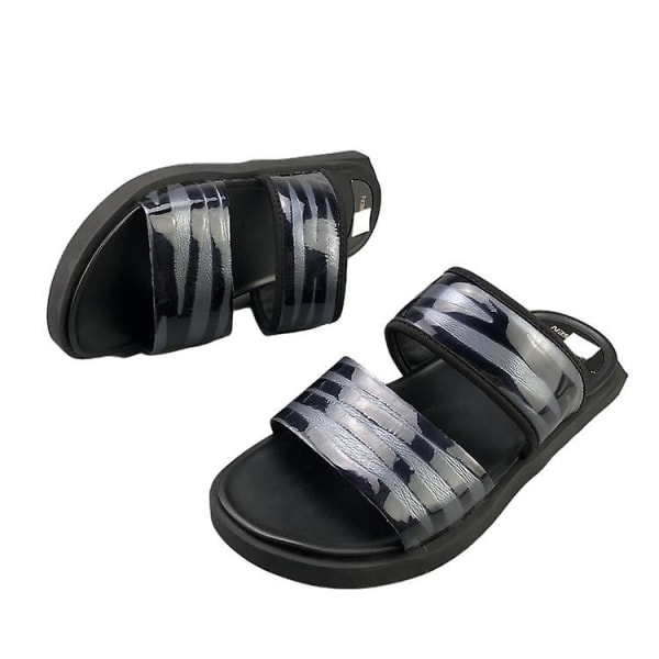 Läder topplager för män, Casual Flip-flop sandaler 43
