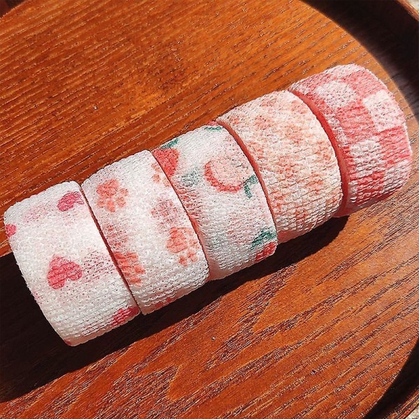 5 st Student Skrivande Fingerbandage Självhäftande Omslag Finger Led Motion Cover Antislitage Cocoon Tejp