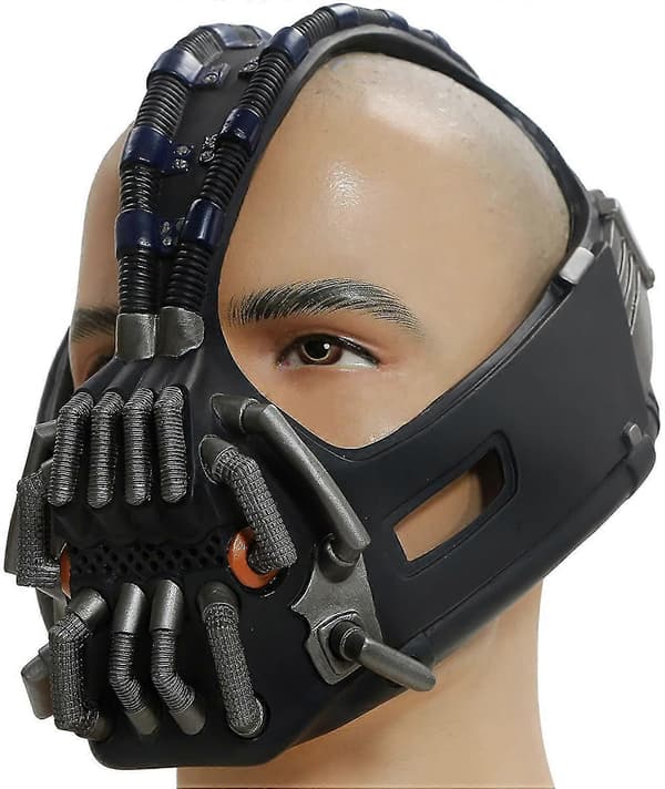 [LCS]Mask New Edition The Dark Knight Rises Kostyme Tilbehør 1 stk-svart