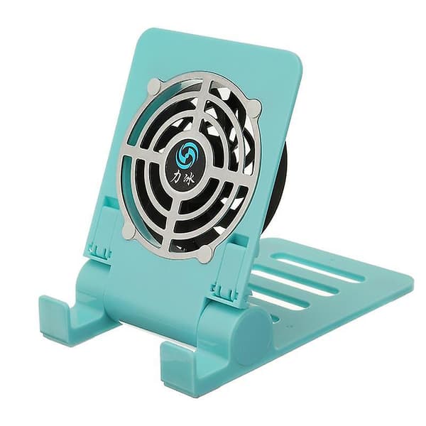 Bakeey mini ventilator kølende desktop telefonholder foldbar varmeafledning