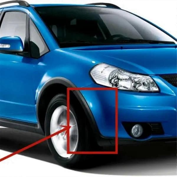 RH Front Bumper Side Extension for Sx4 Hatchback 71770-80J00 Black