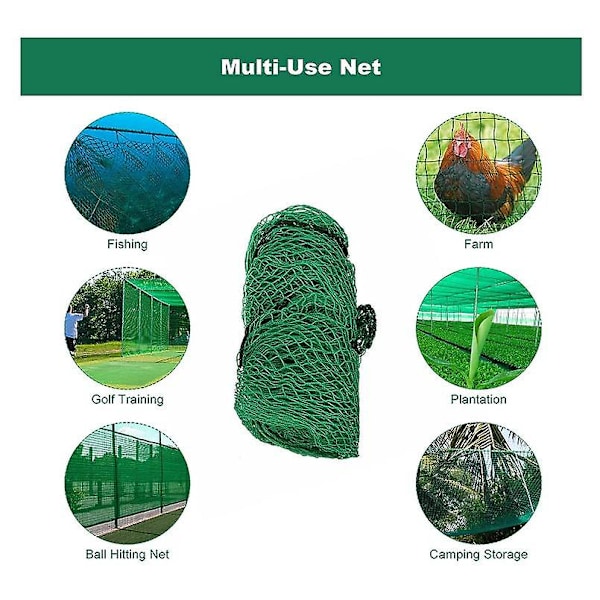 Havedamsnet Golf Træningsbarriere Net 2cm 4cm Maske green 4cm mesh