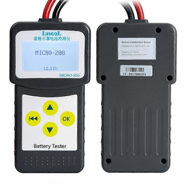MICRO-200 Bilbatteritester Batteri Intern Motstand Levetidsanalysator Not Specified