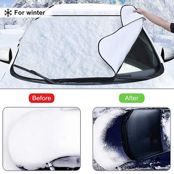 Vindruteskydd Frostskydd Bil Snöskydd Vindruta Isskydd Dammskydd Solskydd Spara Tid Alla Väder Liten På Morgonen