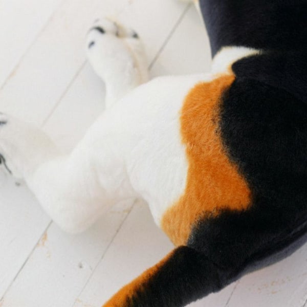 60CM Söt Jätte Stor Beagle Hund Plysch Leksak Realistiska Gosedjur Hund Present Till Barn Hem