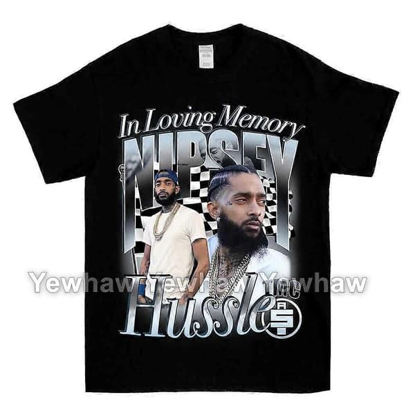 Nipsey Hussle T-skjorte black M
