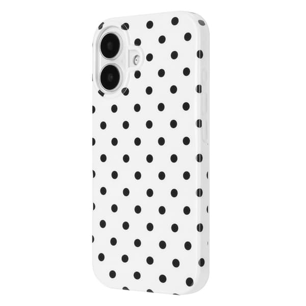 [LCS] iPhone 17 Mobilskall Dot Design Imd Tpu - Hvit Vit 26