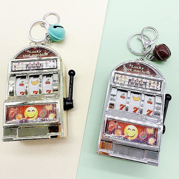 Lucky Jackpot Mini Spelautomat Antistress Leksaker Spel För Barn Säker Maskin Bank Replika Roliga Skämtleksaker Julklapparsilver