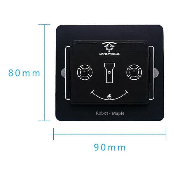 Maple Wireless 2.4GHz 9dBi retningsbestemt antenne SMA WLAN WiFi forstærkningsantenne til Radiomaster Radio Controller TX-modul Black