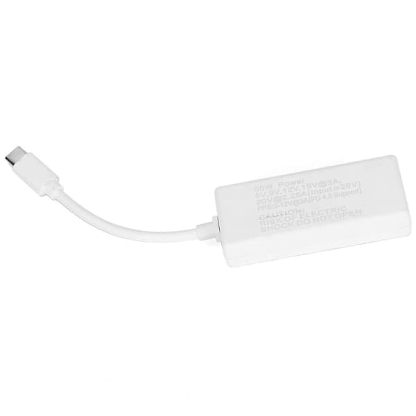 [LCS]Adapter til MagSafe 2/1 til TypeC-konverter til MacBook Switch-spillekonsoller Mobiltelefoner Notebooks (Hvid)