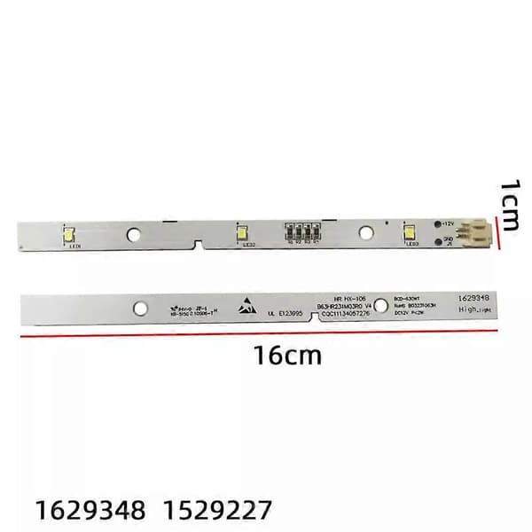 2 stk for/Hisense kjøleskap LED-lysstriper MDDZ-162A 1629348