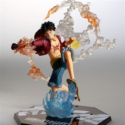 [LCS]Delikat animering One Piece Combat Luffy PVC Actionfigur Samlarobjekt
