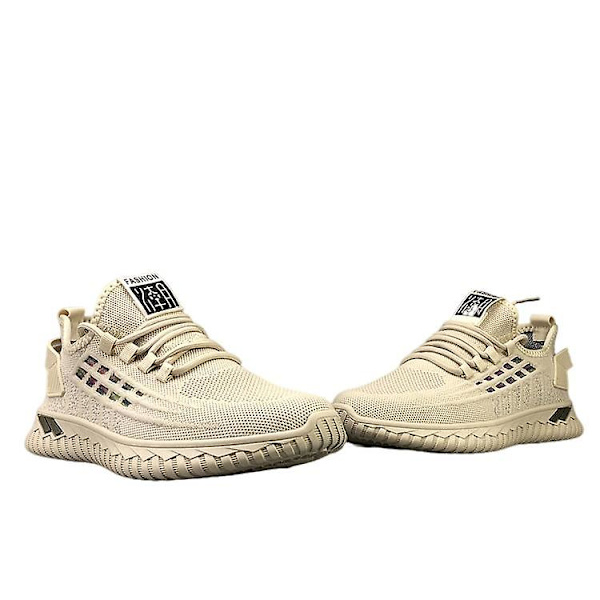 Flyvende Vævet Mesh Sko Herre Allround Åndbare Casual Sneakers 41