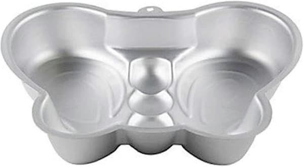 10 tommers sommerfuglformet aluminium 3D bakeform kakeform blikk bursdagskakeform - sommerfugl