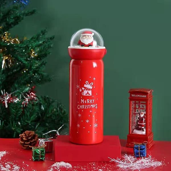 [LCS]Julklapp Söt Älg Tecknad Vattenkopp Festlig Kreativ Present Julmugg Julgran C