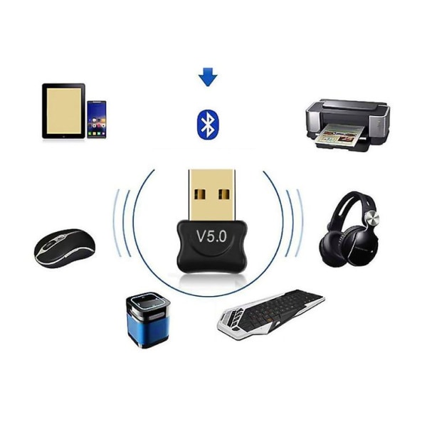 USB Bluetooth-adapter Sender for datamaskin, Dongle Musikklydmottaker