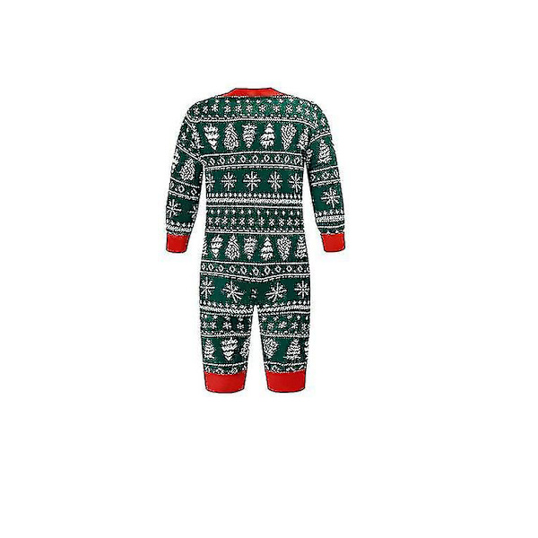 Jul Familj Julgran Tryck Pyjamas Matchande Set Toddler 9M