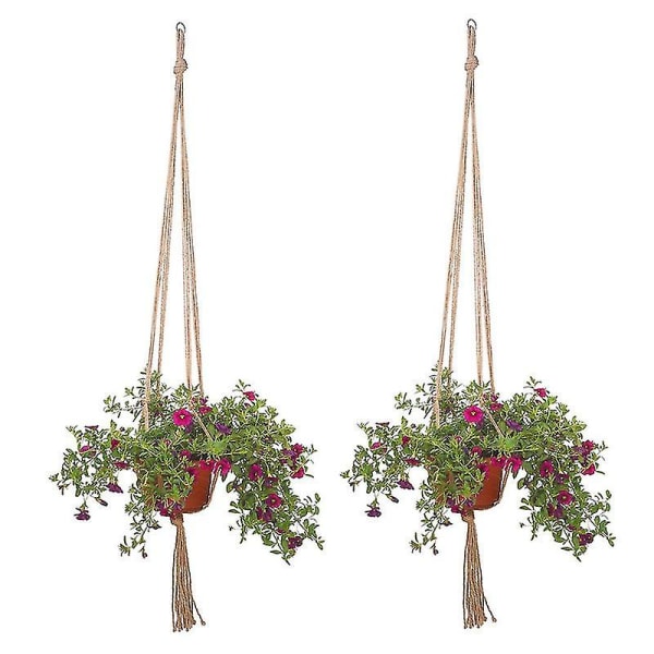 2 st Växtupphängare Blomkruka Växthållare För Inomhus Utomhus Dekorationer 105cm