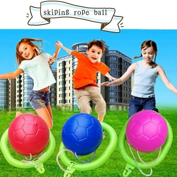 Hoppa över boll Barn tränar koordination och balanshopp Hoppa Lekplatsleksak Blue
