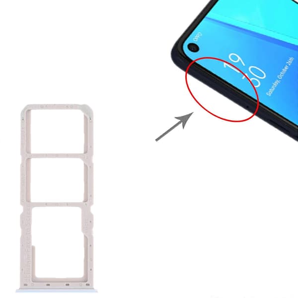 OPPO A52 4G SIM-korttikelkka + Micro SD -korttikelkka White