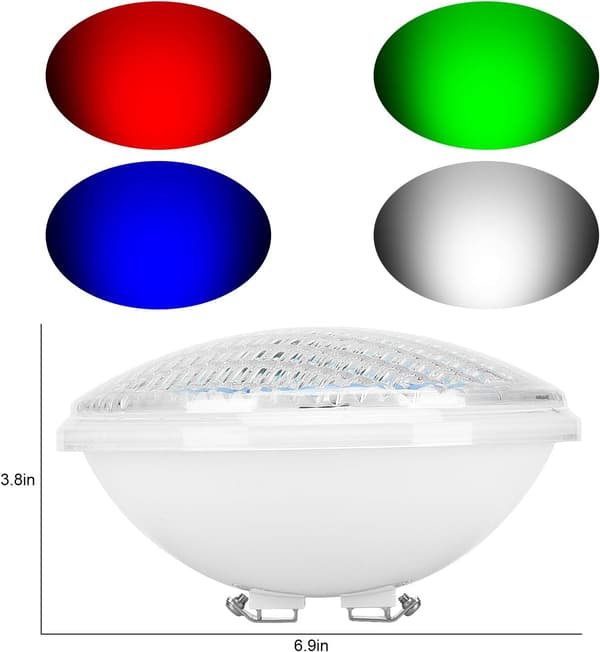 [LCS]36W PAR56 Pool Lighting, LED Pool Spotlight Waterproof IP68, LED Sub
