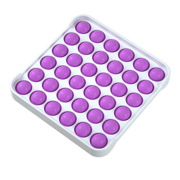 Firkantet Form Tryk Boble Simple Dimple Fidget Legetøj Purple