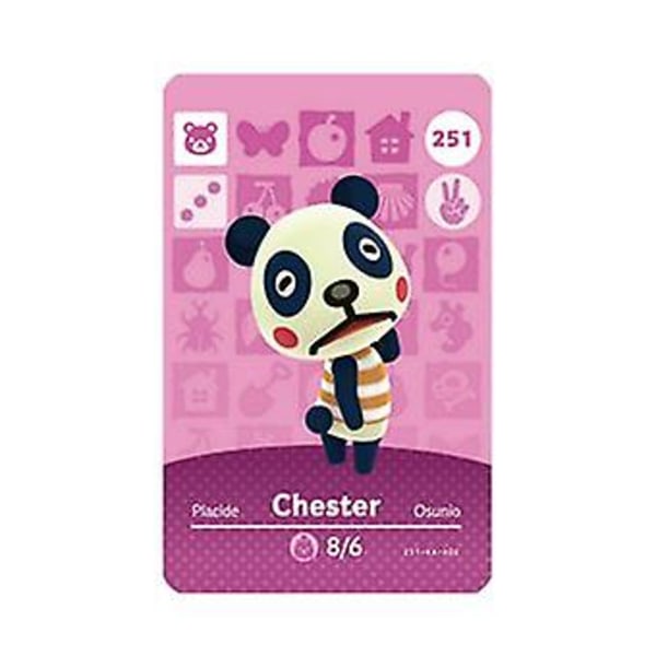 Nfc Game Card For Animal Crossing,ch Amiibo Wii U - 251 Chester