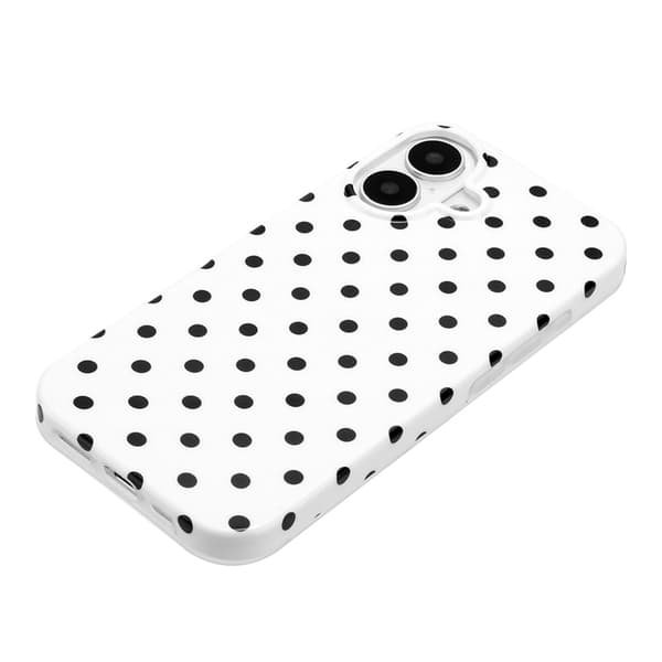 [LCS] iPhone 17 Mobilcover Dot Design Imd Tpu - Hvid Vit 26