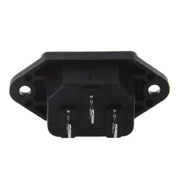 [LCS]IEC 320 C14 hannplugg 3-pins PCB panel strøminntakskontakt jn