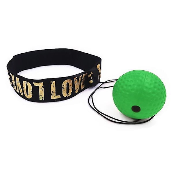 Boxningsreflex Speed Punch Ball Mma Sanda Ökar Reaktion Hand Öga Träning Gym Muay Thai Fitness Tränings Boxe Tillbehör green