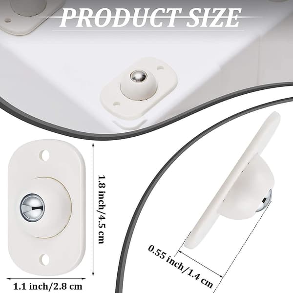 [LCS] Mini Universal Wheel Itseliimautuvat pyörät 360 asteen kierto St