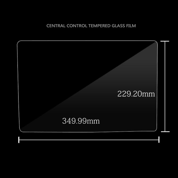 Model3 tesla bilskärm klart härdat glas för tesla modell 3 2021 tillbehör skärmskydd tesla modell y modell s x tre 15 inch hd