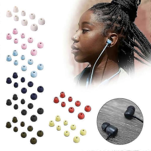 [LCS]Silikon ørepropper for Beats Flex Eartips Beats X/ Powerbeats Pro øretelefoner TipsP2025050900240 Lava red