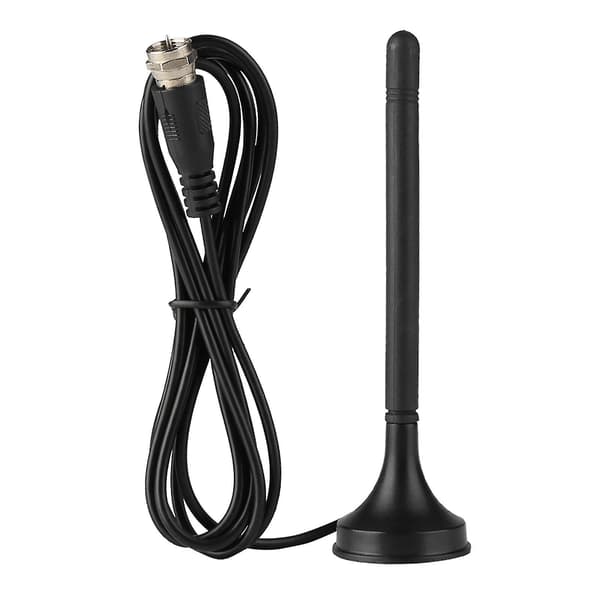 Digital DVB-T innendørs HDTV bilantenne UHF VHF Dual Band magnetisk base 10DB