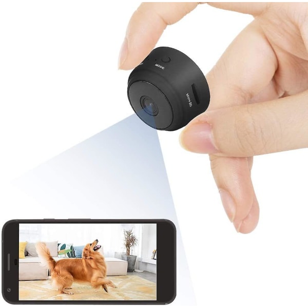 Minikamera, full HD 1080P trådlös, med rörelsedetektering och i