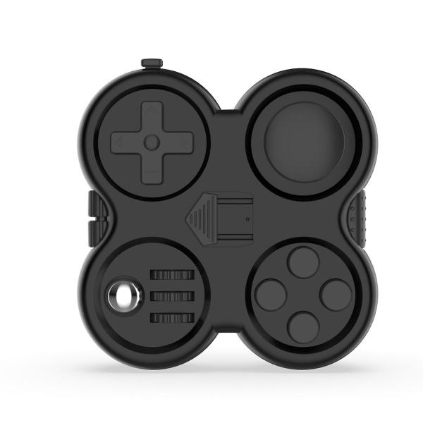 Figit Toys Fidget Pad Fidget Controller Ångest och stress relief Dödande tid för barn och vuxna Black