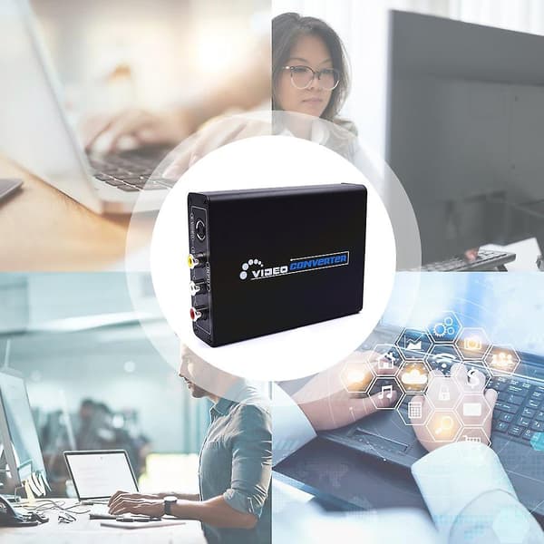 [LCS]HDMI til RCA, HDMI til AV, 1080p HDMI til AV 3RCA CVBS Komposit Vid