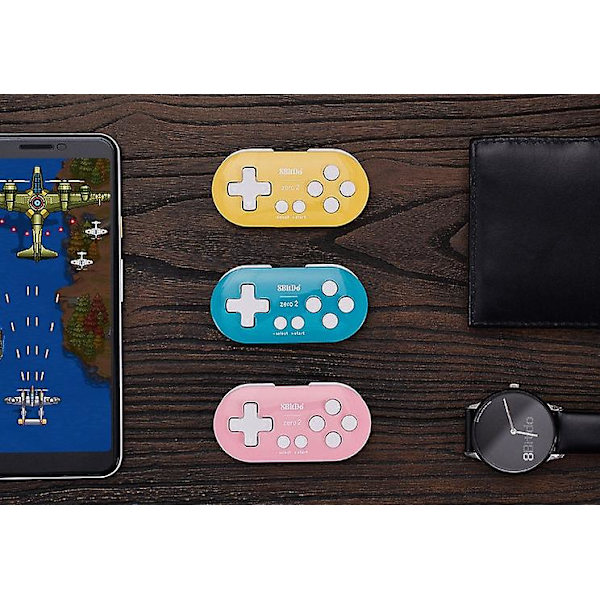 8bitdo Zero Mini Kontroller Portabel Bluetooth Vit Trådlös Ga