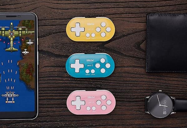 8bitdo Zero Mini-ohjain kannettava Bluetooth valkoinen langaton Ga
