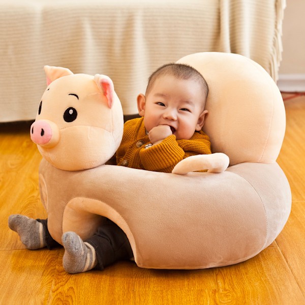 Tegneserie Sæde Børn Baby Sød Baby Anti-fald Sofa Tegneserie Dyr Plys Legetøj til Baby Pig