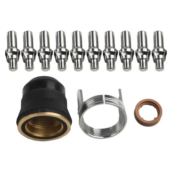 23 stk. PT-60 IPT-40 PT40 Plasmaskærebrænder Tip 1,0 mm 51313 Elektrode 52582 Plasmaskæringsbrænder As Shown