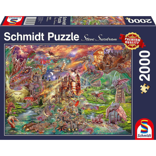 Schmidt The Dragon's Treasure Jigsaw Puzzle (2000 bitar)
